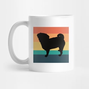 Pug Dog Vintage Sunset Mug